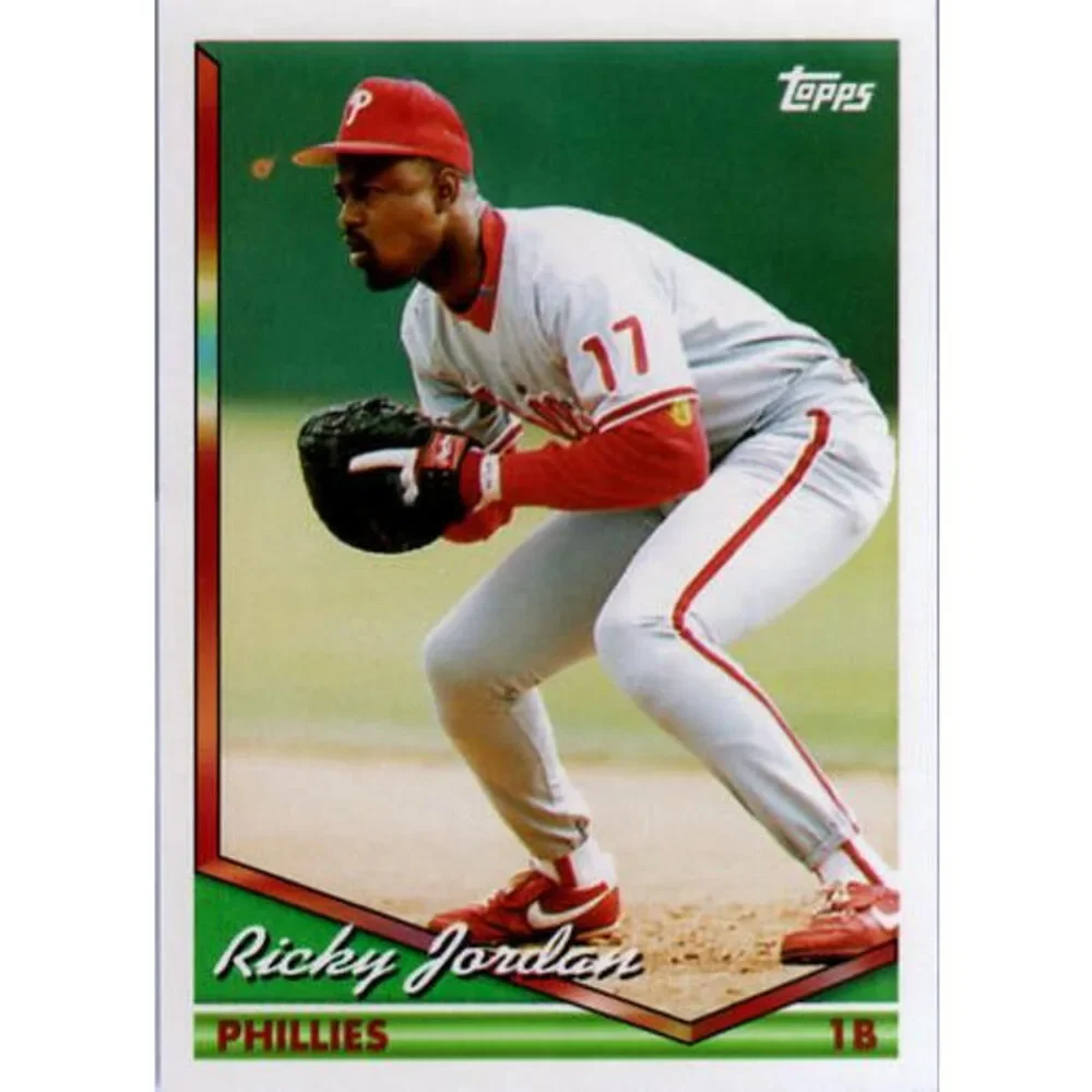 1994 Topps Ricky Jordan # 86 Philadelphia Phillies